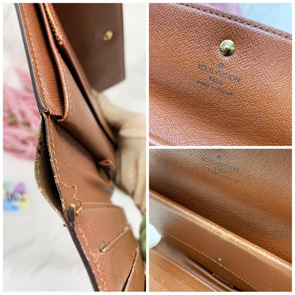 062 Authentic Louis Vuitton Monogram International Wallet Datecode: MB0052 - Picture 5 of 7